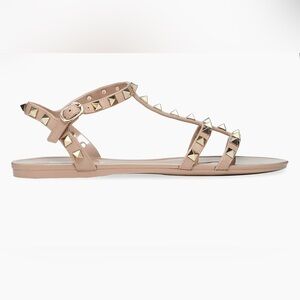 Valentino Garavani Rockstud Rubber Sandals SZ 9
